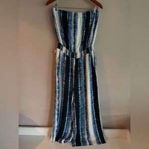 Evereve Peyton Jensen Sienna Cropped Jumpsuit Size M nwt